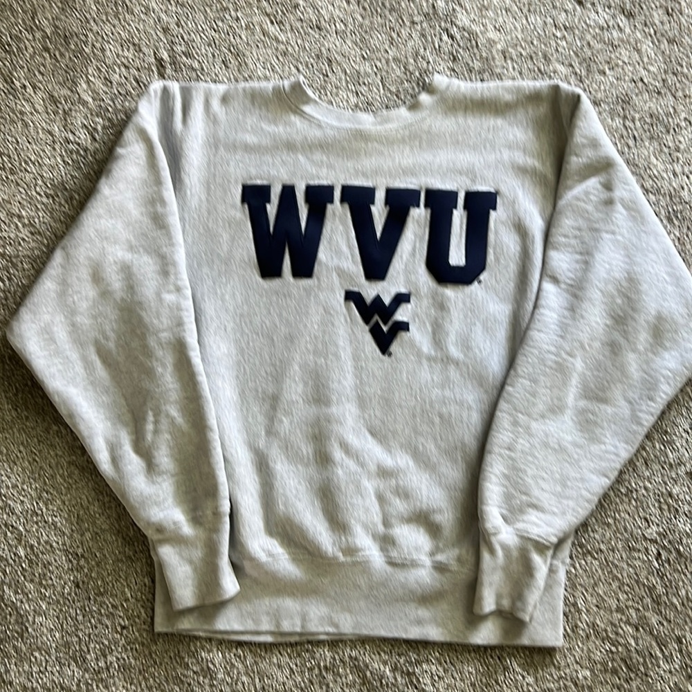 WVU  sweatshirt 95% cotton, 5% polyester